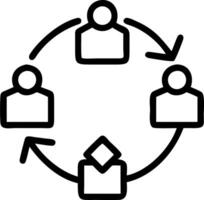 Business team collaborating on sustainable logistics in office environment copy space Set 5 vector