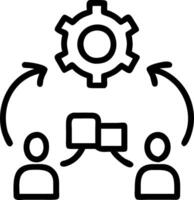 Business team collaborating on supply chain management glossy background copy space on left. Set 2 vector