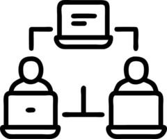 Business team collaborating on strategic documents plain background copy space on top. vector