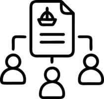 Business team collaborating on legal compliance plain background copy space on top. Set 10 vector