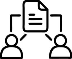 Business team collaborating on legal compliance plain background copy space on top. vector