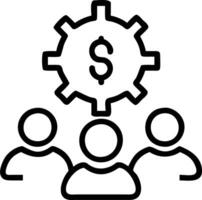 Business team collaborating on cost management strategies in bokeh digital art copy space vector