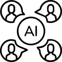Business team collaborating on AI for sustainable supply chain in candid environment copy space vector