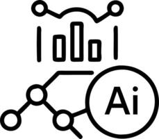 Business team analyzing AI powered financial forecasting tools in close up copy space vector