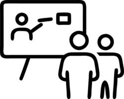 Business professionals using digital whiteboards for strategy soft abstract background copy space on left. vector