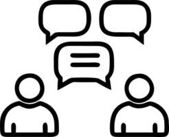Business professionals networking at a conference glossy background copy space below. vector