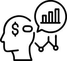 Business professional using AI powered investment analysis tools in macro copy space vector