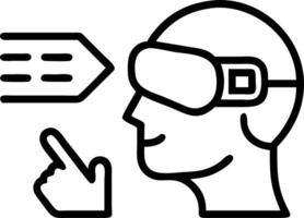 Business professional interacting with AI chatbot on tablet copy space Set 3 vector