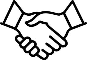 Business handshake blending into a tree trunk with copy space vector