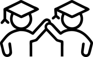 Business graduates collaborating on projects in glossy office copy space on left Set 5 vector