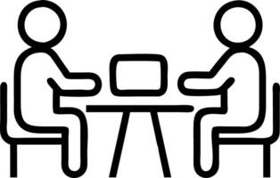 Business executives discussing cybersecurity strategies with copy space vector