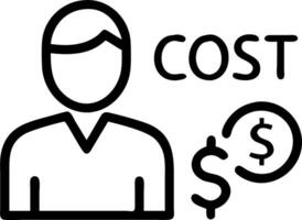 Business executive presenting cost optimization strategies in soft abstract background copy space vector