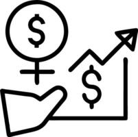Business executive presenting cost benefit analysis in macro close up copy space vector