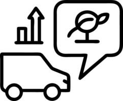Business executive monitoring green logistics in macro close up copy space vector