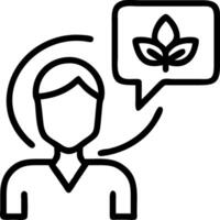Business executive overseeing green procurement in macro close up copy space vector