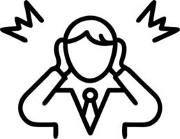 Business executive feeling overwhelmed with strategic planning on plain background copy space Set 5 vector