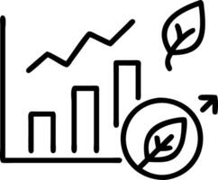 Business executive analyzing green logistics in macro close up copy space vector