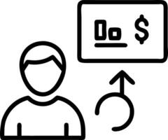 Business executive analyzing cost data in macro close up copy space vector