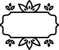 Border frame with lotus flowers and peacock feathers copy space in center. vector