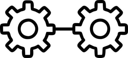 Border frame with gears interlocking and national flag colors copy space in center. vector