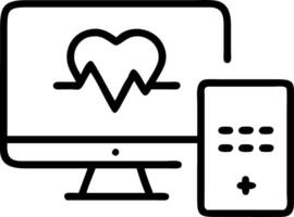 Bokeh telemedicine remote monitoring with digital overlays copy space vector