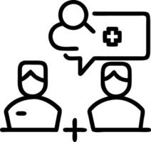 Bokeh telemedicine remote surgery consultation copy space vector