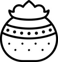 Bokeh Soft Pongal Pot vector