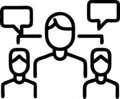Bokeh digital art of business leaders using digital twins for innovation with copy space vector
