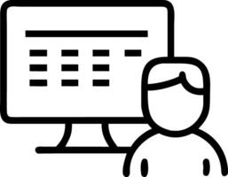 Analyst overwhelmed by complex spreadsheets Set 5 vector