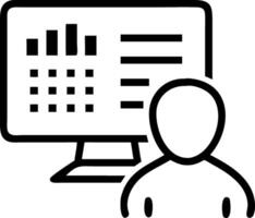Analyst overwhelmed by complex spreadsheets Set 2 vector