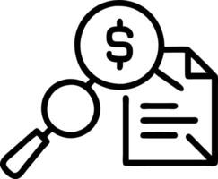 Accountant reviewing financial reports with a magnifying glass Set 6 vector