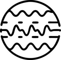 Abstract digital waveforms forming a sphere with copy space vector