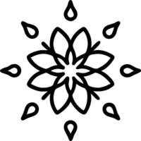 Abstract depiction of mandala with natural elements vector