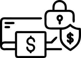 Business themed illustration of secure data centers with copy space Set 2 vector