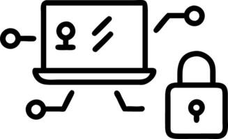 Business themed illustration of secure online transactions with copy space vector