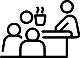 Business like Family Teamwork in the Kitchen with Soft Bokeh vector