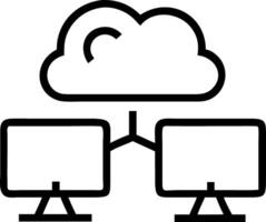Architects collaborating on cloud based design software vector