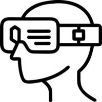 Accountants analyzing financial data in VR vector