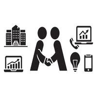 Business Partnership and Growth, Successful Collaboration vector