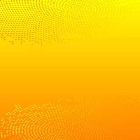 orange abstract dots background design vector