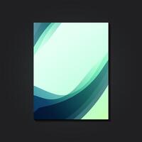 Abstract annual report brochure template. vector