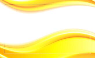 orange abstract fluid background design vector