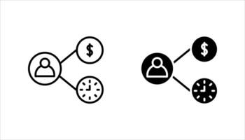 digital icon set, vector