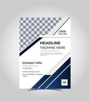 Professional corporate flyer design template ideal for business events and promotions vector