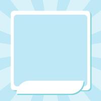 A square frame for decorating a child's photo, a holiday or an event. Decorative element for a photo album, social networks vector