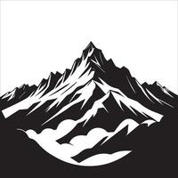 Abstract Mountain Design Illustration vector