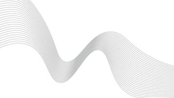 Abstract Wavy Line Background vector
