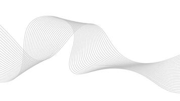Wavy Line Background design with white background vector