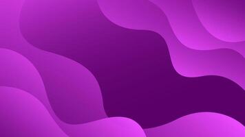 Abstract purple fluid wave background, gradient dynamic wallpaper vector