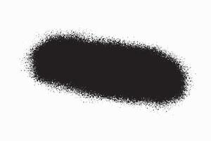 Black brush texture. Abstract background with black ink stain. illustration. Grunge texture for postcard and flyer design. Model for creating digital brushes. vector